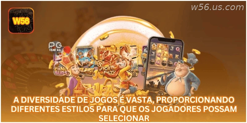 A diversidade de jogos é vasta, proporcionando diferentes estilos para que os jogadores possam selecionar.