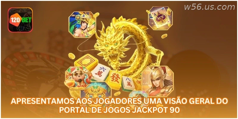 Visão geral do portal de jogos Jackpot 90 na W56.