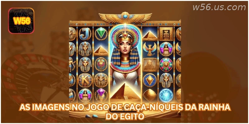 Símbolos no jogo de caça-níqueis Rainha do Egito