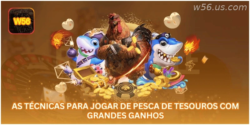 Técnicas para jogar pesca de tesouros com mais controle.