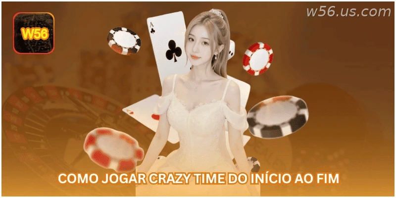 Como jogar Crazy Time passo a passo no cassino online.