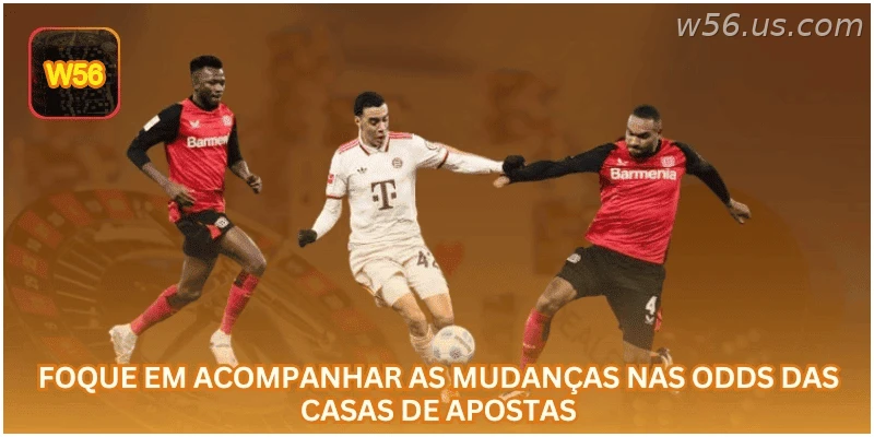 Variações de odds em apostas ao vivo de escanteios.