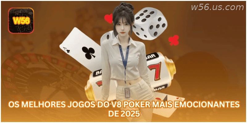 Jogos de cartas em destaque no V8 Poker em 2025.