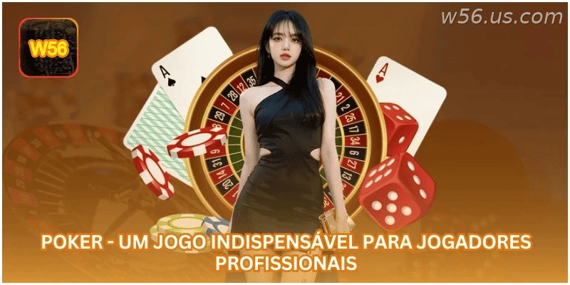 Pôquer é um jogo de cartas popular entre jogadores experientes.