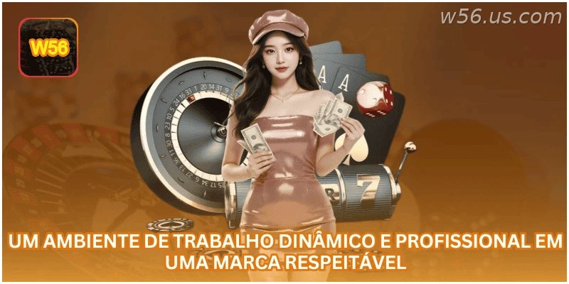 Ambiente de trabalho dinâmico e profissional na W56.