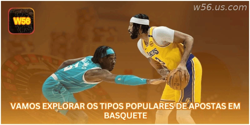 Tipos mais comuns de apostas em basquete online.